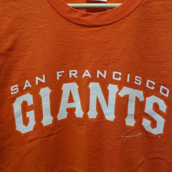 Vintage 1990’s MLB San Francisco Giants T-Shirt Men's sz XL Made in USA Orange - Picture 2 of 7